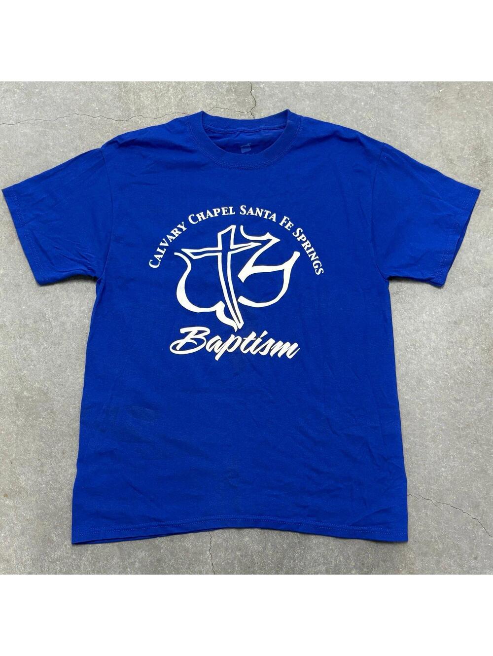 Hanes Calvary Chapel Santa Fe Springs Baptism Logo T Shirt